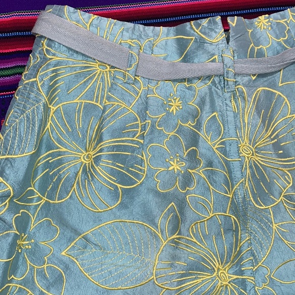 NWOT! Unique Debra deRoo Silk Embroidered Pants - Picture 9 of 16